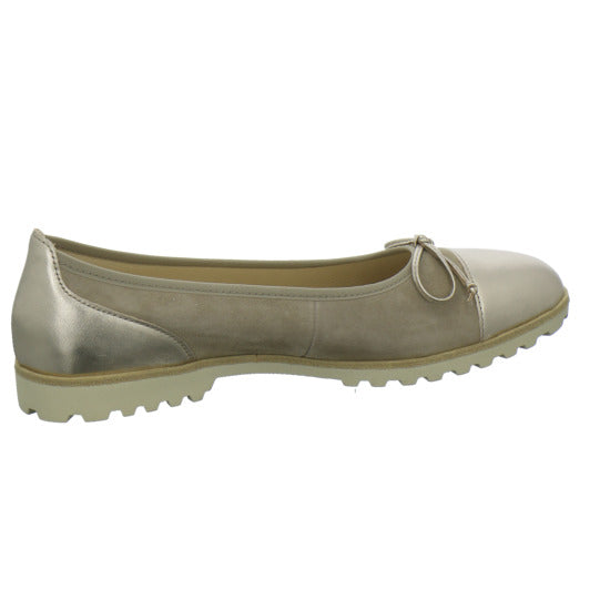 Gabor Ballerina u. Pumps Beige-kombi - 360° Ansicht