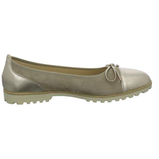 Gabor Ballerina u. Pumps Beige-kombi - 360° Ansicht
