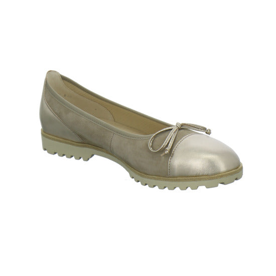 Gabor Ballerina u. Pumps Beige-kombi - 360° Ansicht