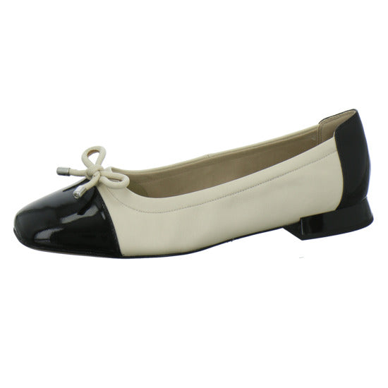 Caprice Ballerina u. Pumps Beige-kombi - 360° Ansicht