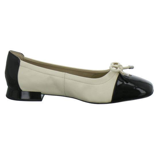 Caprice Ballerina u. Pumps Beige-kombi - 360° Ansicht