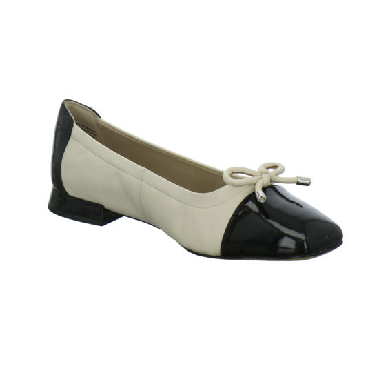 Caprice Ballerina u. Pumps Beige-kombi - 360° Ansicht