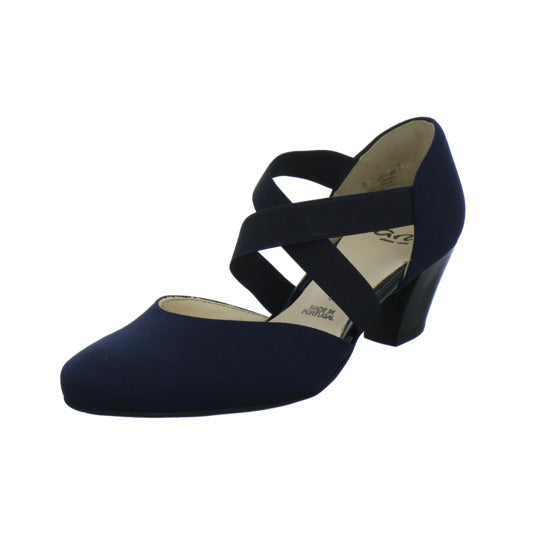 Ara Toulouse Ballerina u. Pumps Dunkelblau - 360° Ansicht