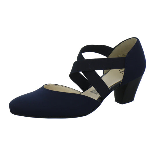 Ara Toulouse Ballerina u. Pumps Dunkelblau - 360° Ansicht