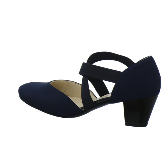 Ara Toulouse Ballerina u. Pumps Dunkelblau - 360° Ansicht