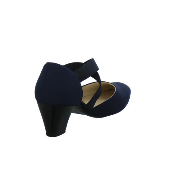 Ara Toulouse Ballerina u. Pumps Dunkelblau - 360° Ansicht
