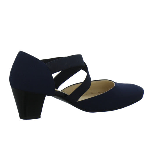 Ara Toulouse Ballerina u. Pumps Dunkelblau - 360° Ansicht