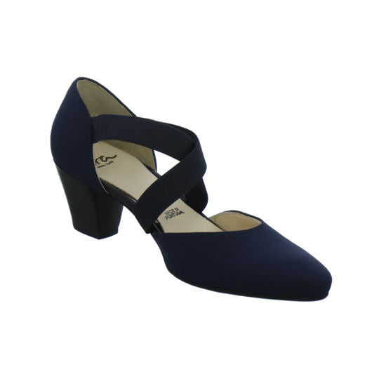 Ara Toulouse Ballerina u. Pumps Dunkelblau - 360° Ansicht
