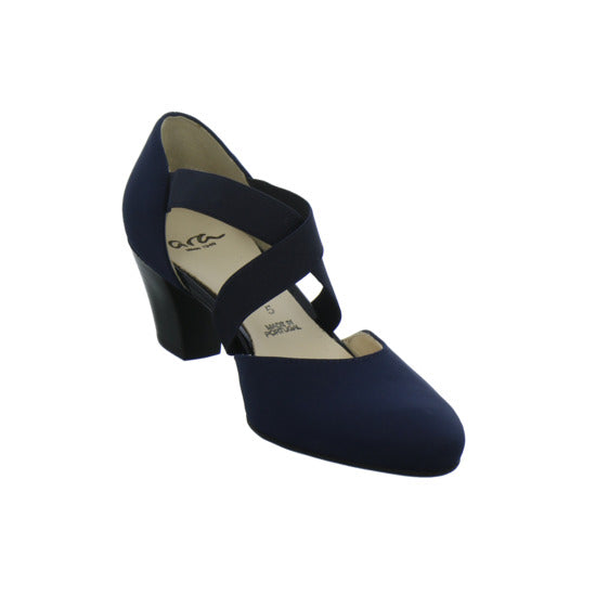 Ara Toulouse Ballerina u. Pumps Dunkelblau - 360° Ansicht