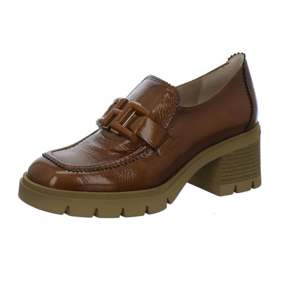 Hispanitas Ballerina u. Pumps Mittelbraun - 360° Ansicht