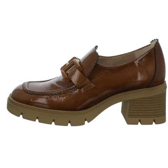 Hispanitas Ballerina u. Pumps Mittelbraun - 360° Ansicht