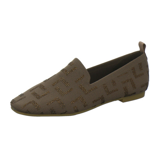 La Strada Slipper Damen Dunkelbraun