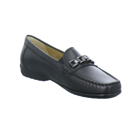 Sioux Corticia Slipper Schwarz - 360° Ansicht