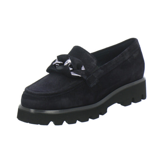 Sioux Meredira 727 H Slipper Dunkelblau - 360° Ansicht