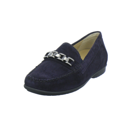 Sioux Corticia Slipper Dunkelblau - 360° Ansicht