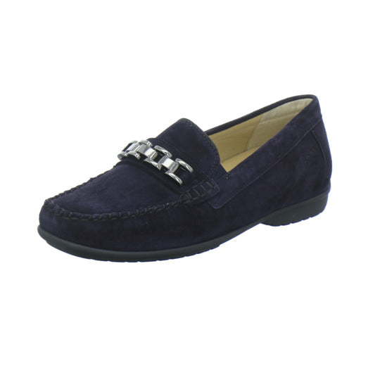 Sioux Corticia Slipper Dunkelblau - 360° Ansicht
