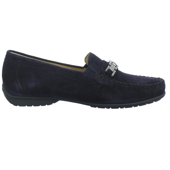 Sioux Corticia Slipper Dunkelblau - 360° Ansicht