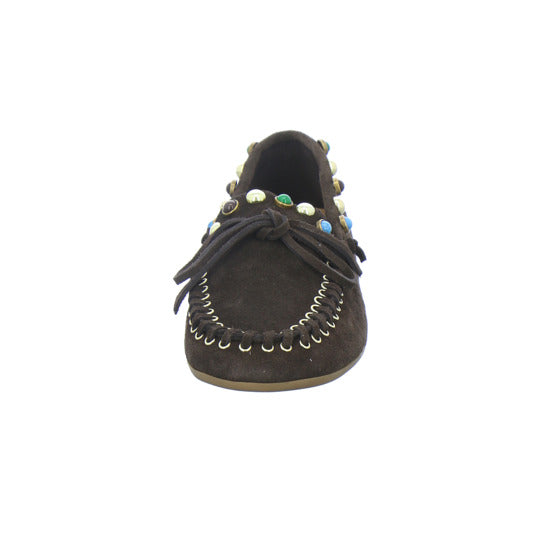 Inuovo Slipper Damen Dunkelbraun