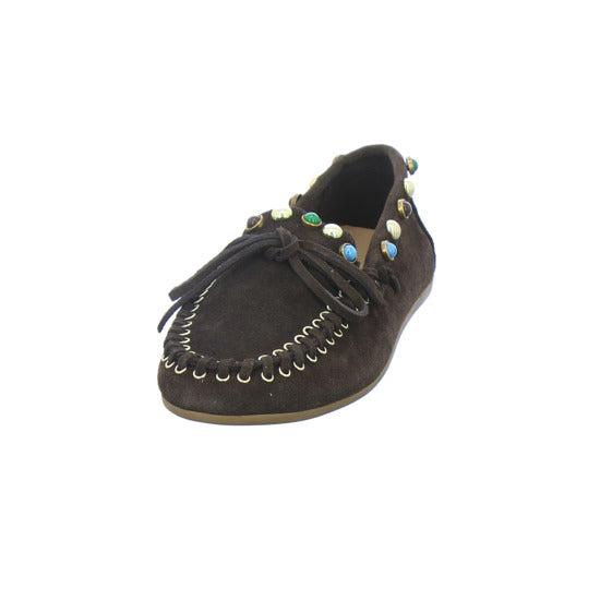Inuovo Slipper Damen Dunkelbraun