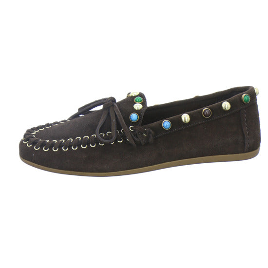 Inuovo Slipper Damen Dunkelbraun