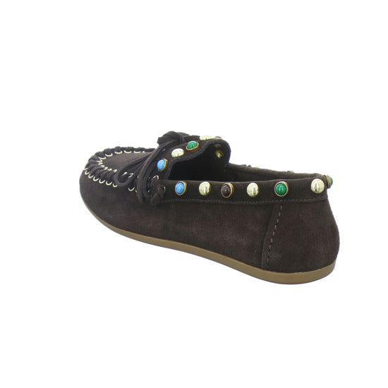Inuovo Slipper Damen Dunkelbraun