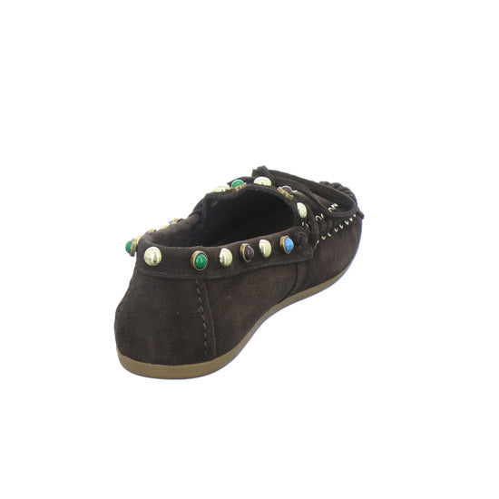 Inuovo Slipper Damen Dunkelbraun