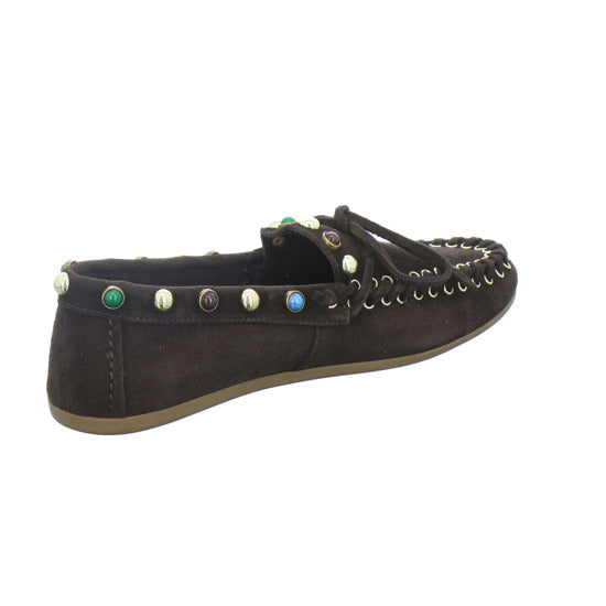 Inuovo Slipper Damen Dunkelbraun