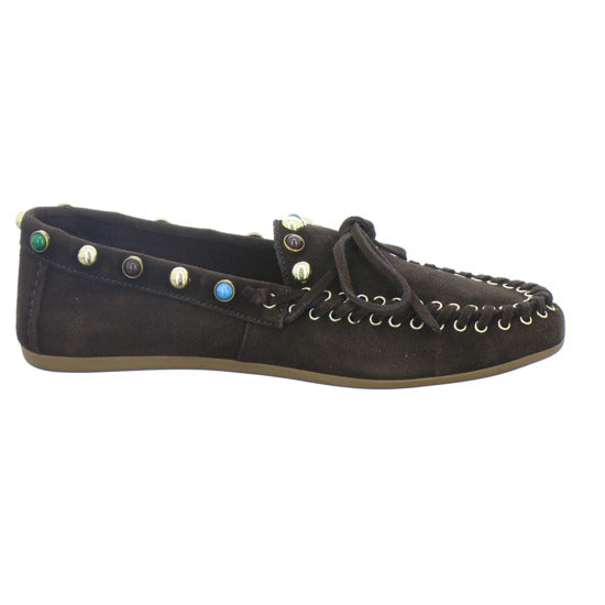 Inuovo Slipper Damen Dunkelbraun