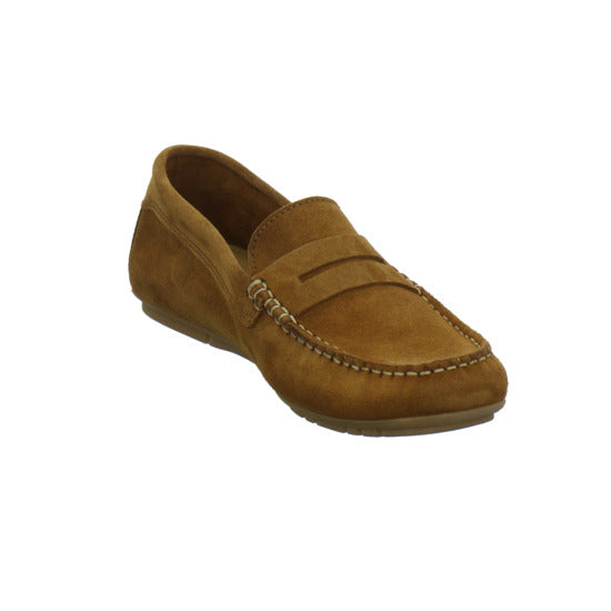 Marc O` Polo Selma Slipper Mittelbraun - 360° Ansicht