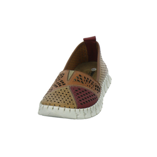 Gemini Slipper Damen Braun-kombi