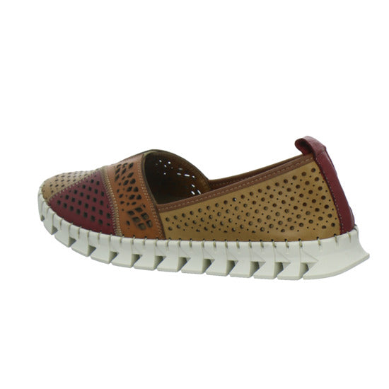 Gemini Slipper Damen Braun-kombi