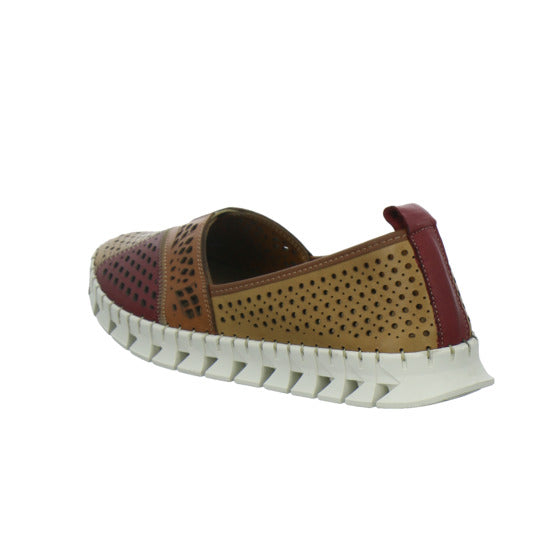 Gemini Slipper Damen Braun-kombi