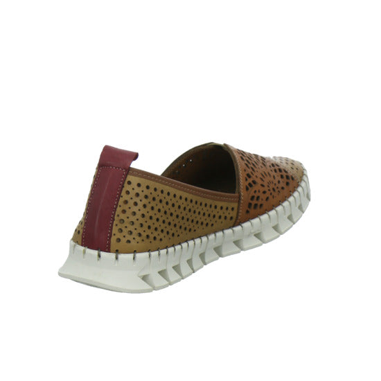 Gemini Slipper Damen Braun-kombi