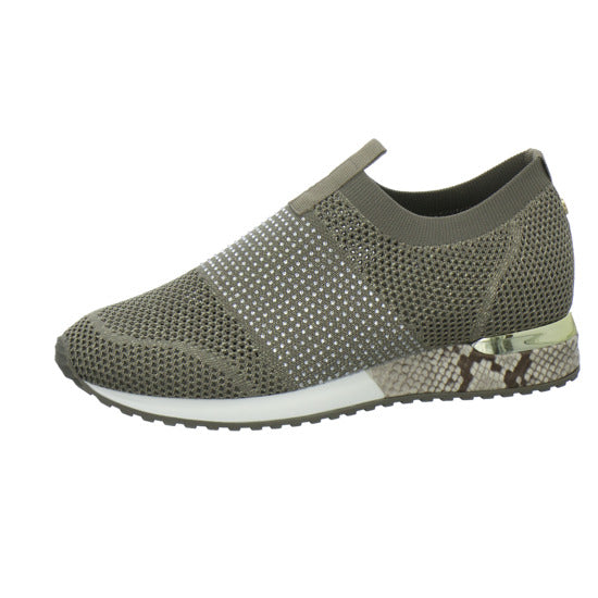 La Strada Slipper Damen taupe