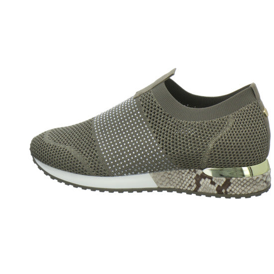 La Strada Slipper Damen taupe
