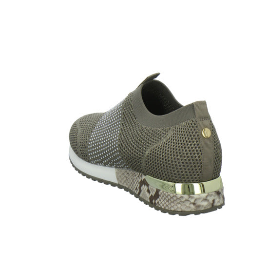 La Strada Slipper Damen taupe