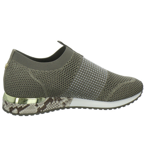 La Strada Slipper Damen taupe