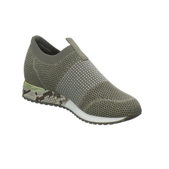 La Strada Slipper Damen taupe