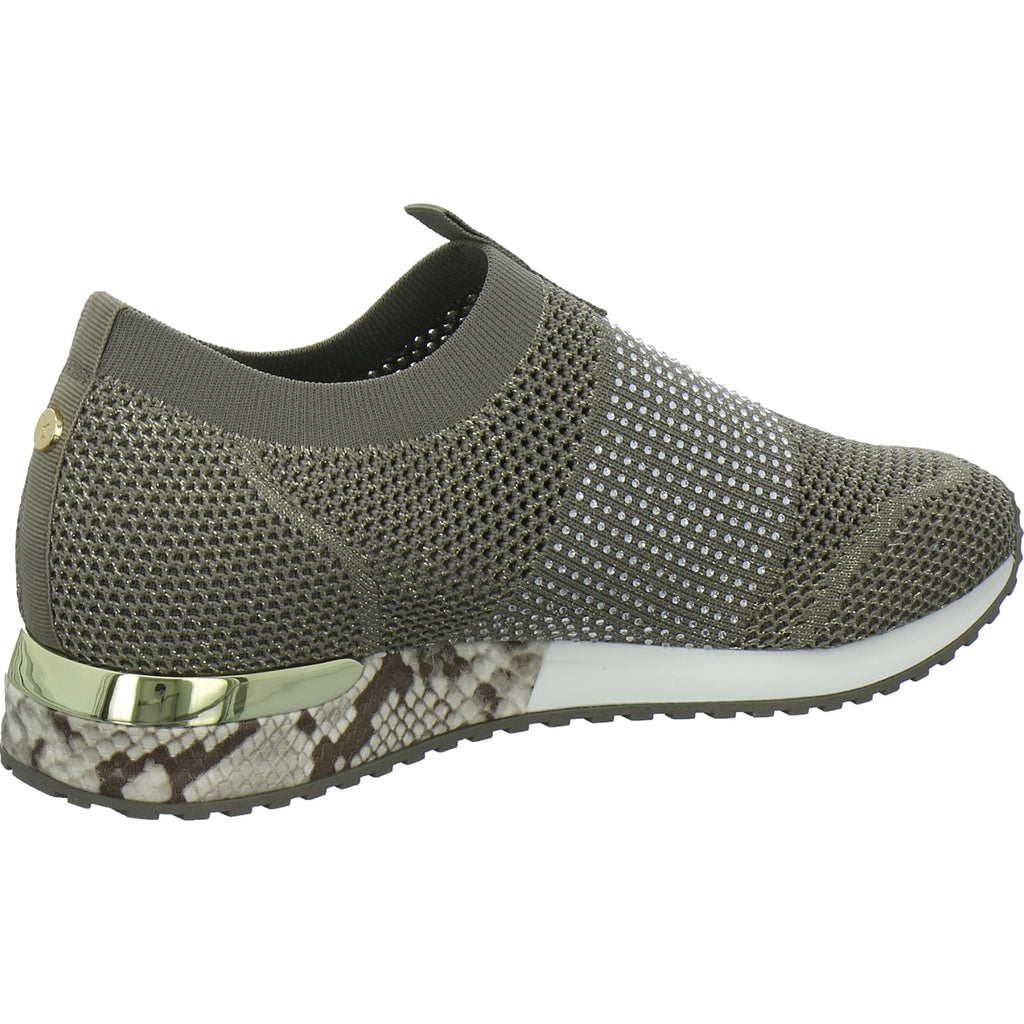 La Strada Slipper Damen taupe