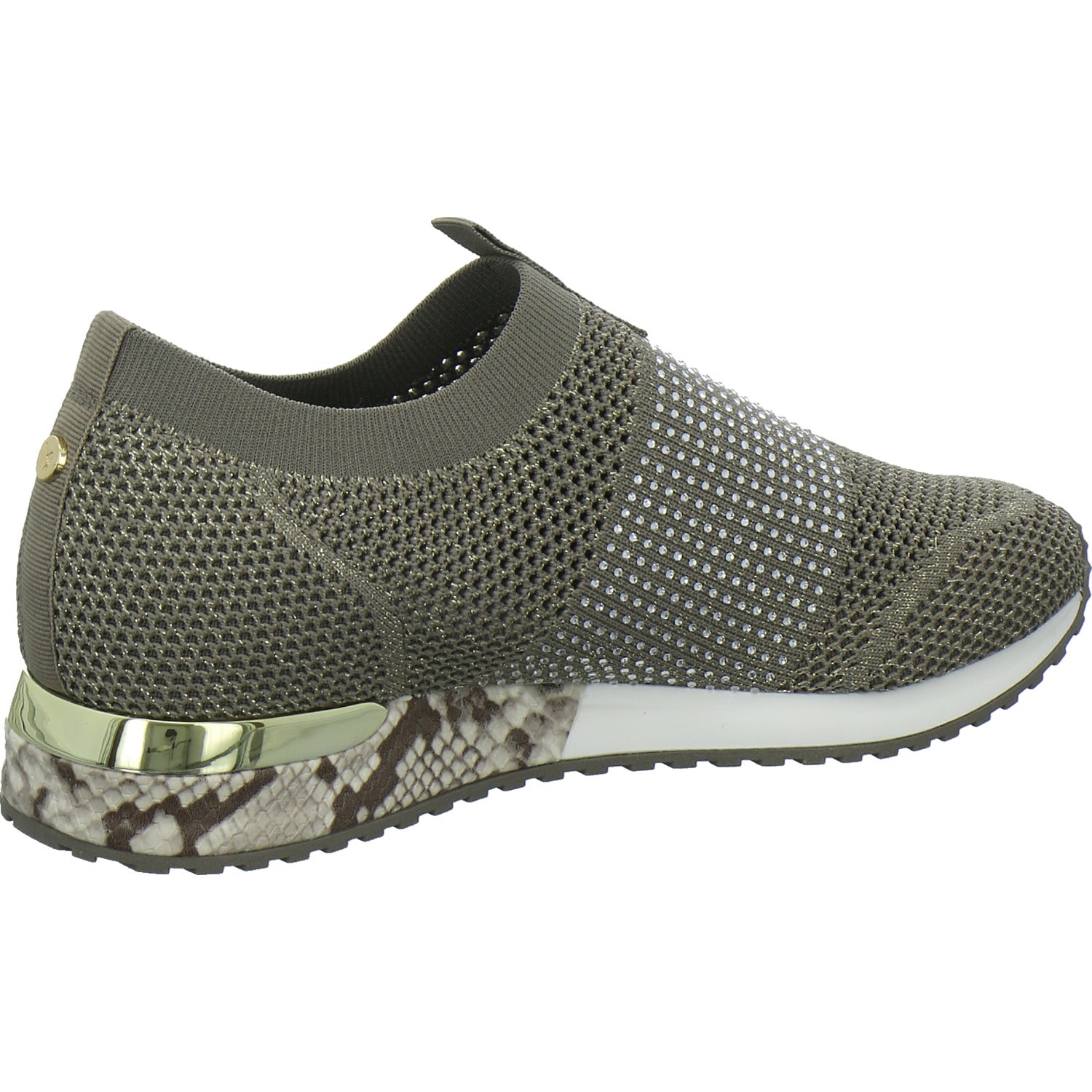 La Strada Slipper Damen taupe
