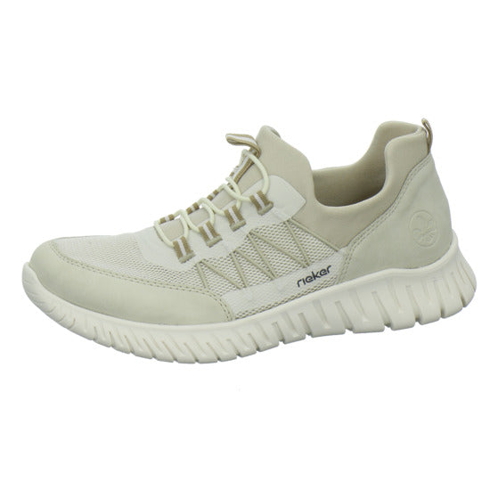 Rieker Slipper Beige - 360° Ansicht