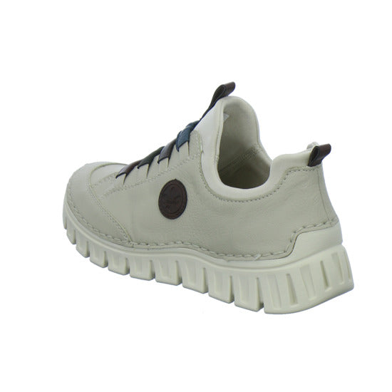 Rieker Slipper Damen Beige-kombi