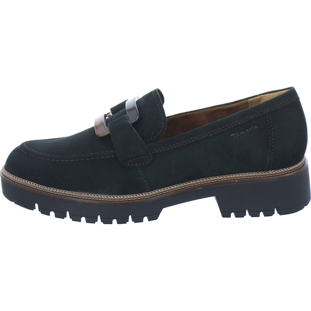 Tamaris Slipper Blau-kombi