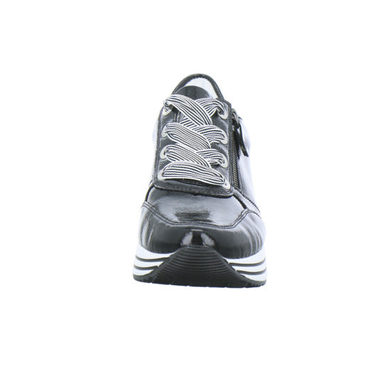 Remonte Schnürhalbschuhe Schwarz - 360° Ansicht