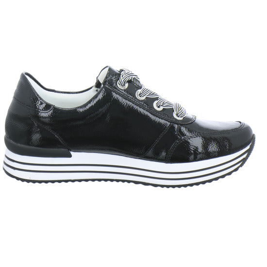 Remonte Schnürhalbschuhe Schwarz - 360° Ansicht