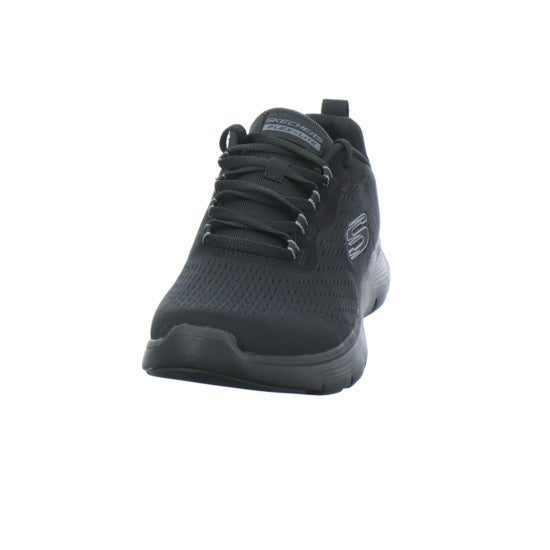 Skechers Flex Appeal Schnürhalbschuhe Schwarz - 360° Ansicht