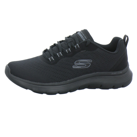 Skechers Flex Appeal Schnürhalbschuhe Schwarz - 360° Ansicht