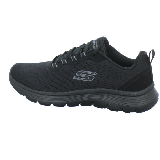 Skechers Flex Appeal Schnürhalbschuhe Schwarz - 360° Ansicht