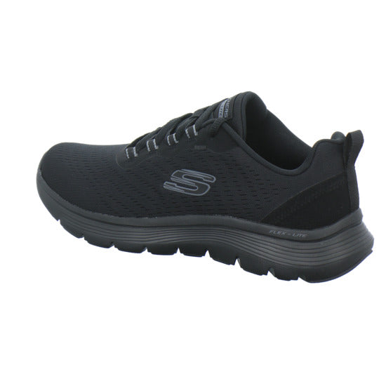 Skechers Flex Appeal Schnürhalbschuhe Schwarz - 360° Ansicht
