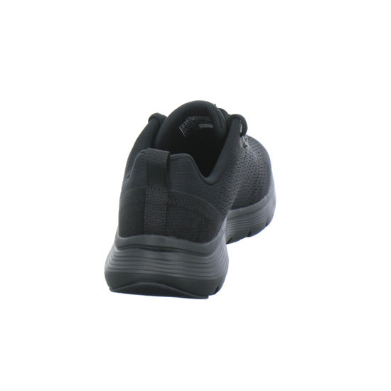 Skechers Flex Appeal Schnürhalbschuhe Schwarz - 360° Ansicht